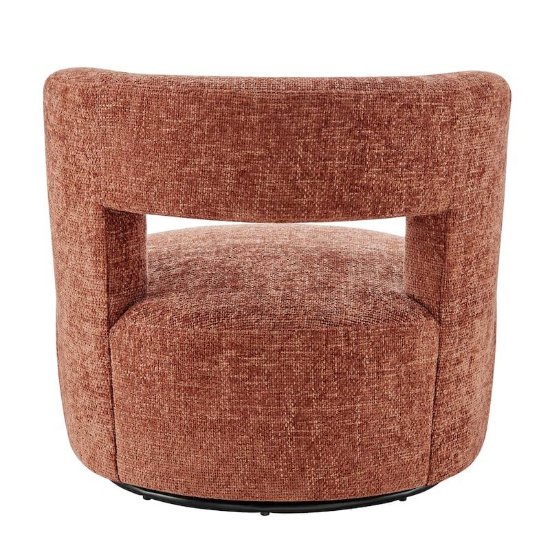 NPD Furniture Jazzlyn Chenille Swivel Accent Chair