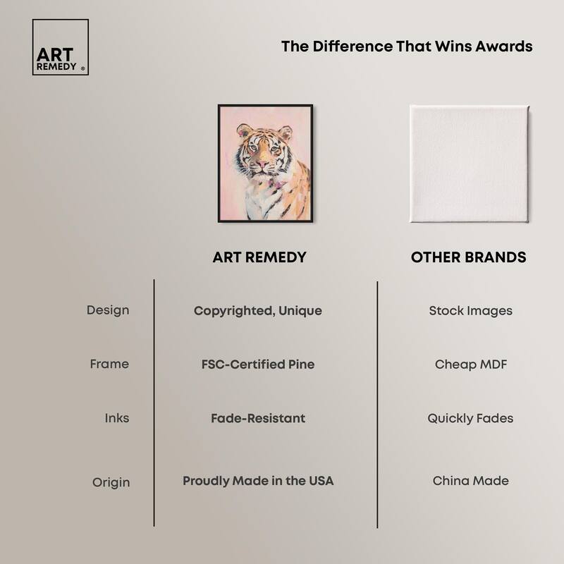 Quiet Tiger Canvas by Art Remedy