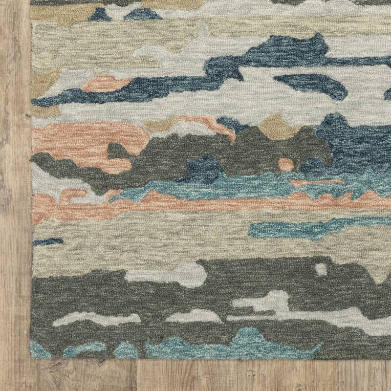 HomeRootsAbstract Modern Rectangle Area Rug