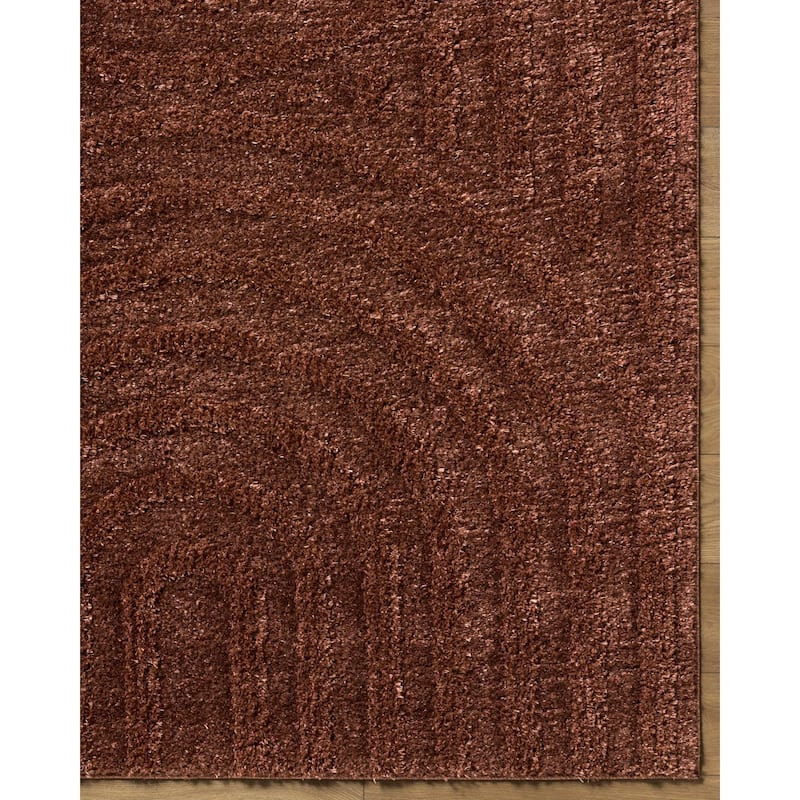 Livabliss Rodos Mod Neutral Rainbow Plush Area Rug