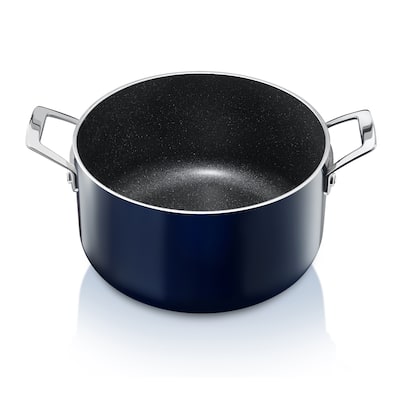 Granitestone Diamond 5 Quart Stock Pot Gradient Nonstick Pasta Pot with Lid