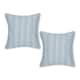 Option Chambray Stripe, Bright Blue