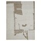 preview thumbnail 1 of 3, Grace 3'3" x 4' ft Handwoven Indoor Rug, Ivory/ Stone - 3'3" x 4' ft