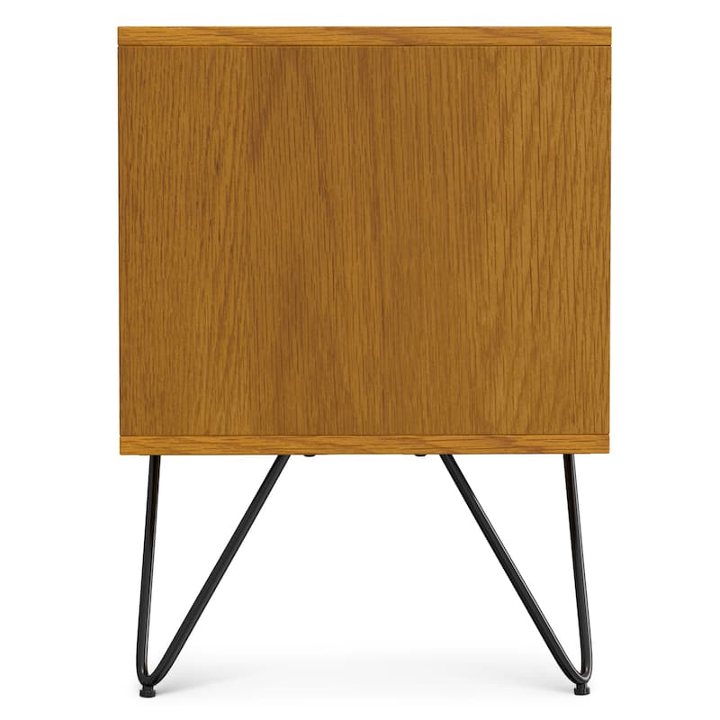 WYNDENHALL Moreno 60 inch Wide Industrial TV Media Stand For TVs up to 65 inches - 60"w x 18"d x 25" h