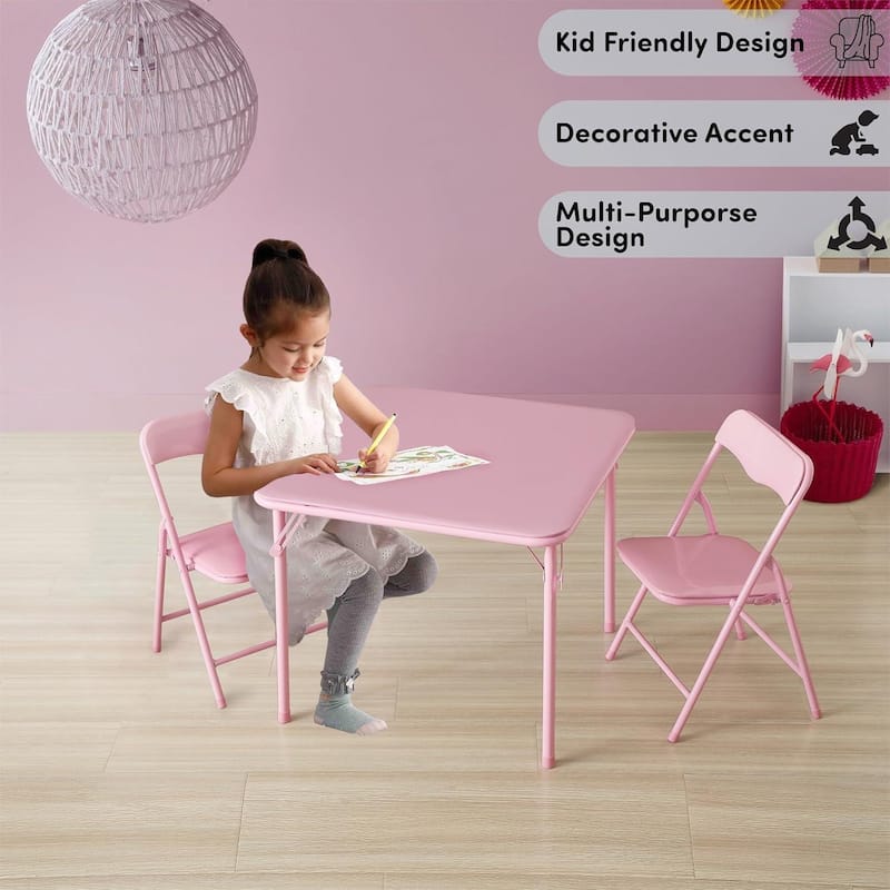 Heritage Kids 3 Piece Activity Table and Chair Set