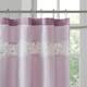 Madison Park Belle Faux Silk Embroidered Floral Shower Curtain