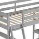 preview thumbnail 10 of 28, Twin Size Loft Bed with Desk and Bookshelves for Kids and Teens