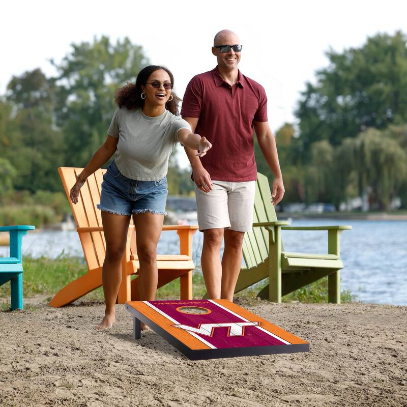 Virginia Tech Hokies NCAA Compact 2x3 Tailgate Cornhole Board Set