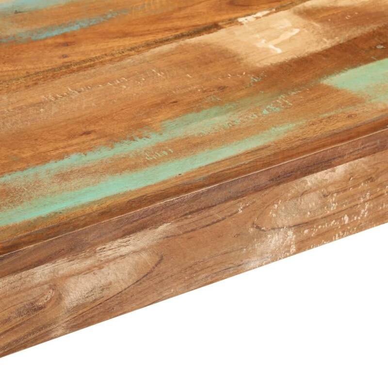 vidaXL Bench 63"x13.8"x18.1" Solid Reclaimed Wood - 63" x 13.8" x 18.1"