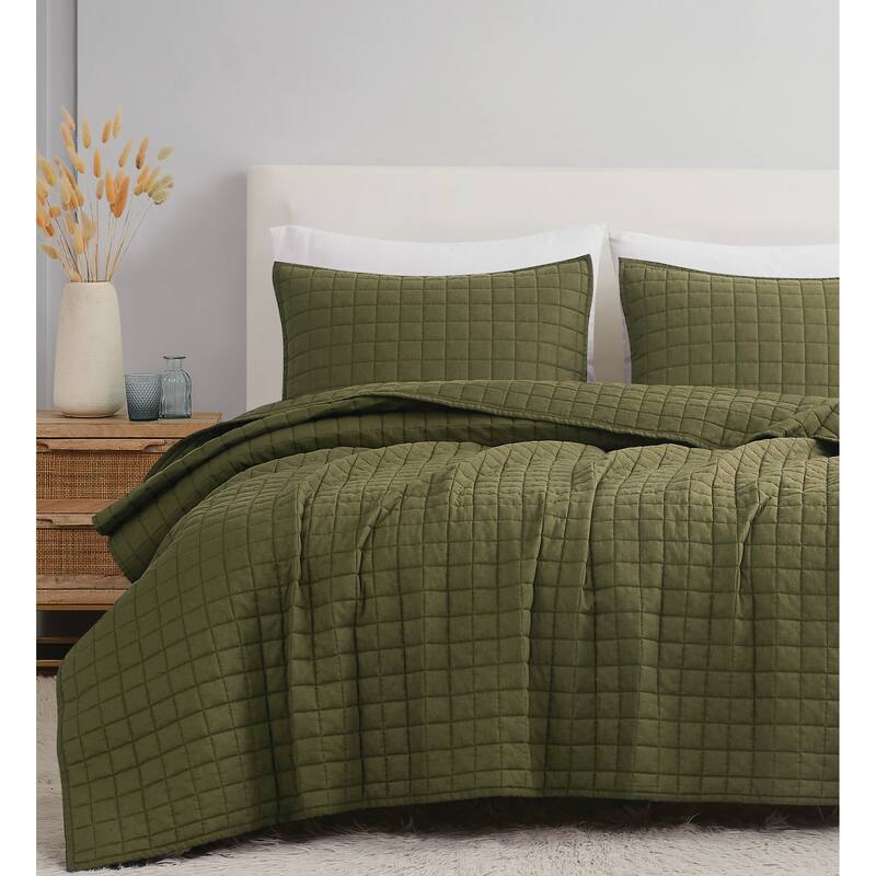 Brooklyn Loom Flax Linen Quilt Set