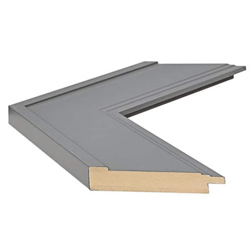 Frame My Mirror Dark Grey Framed Wall Mirror, Porter