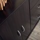 preview thumbnail 3 of 7, Multi-Room Storage Cabinet (Red/Brown) - Smooth Drawers, Hidden Shelves, Easy Assembly