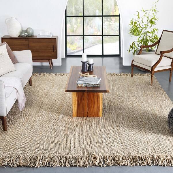 Well Woven Aleah Lola Jute Chevron Area Rug Bed Bath & Beyond 35541322