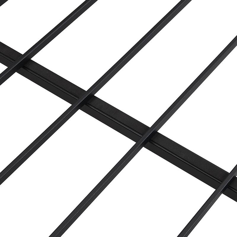 Queen Storage Bed Frame with Charging Station, LED Lights & Noise-Free Design, Easy Assembly