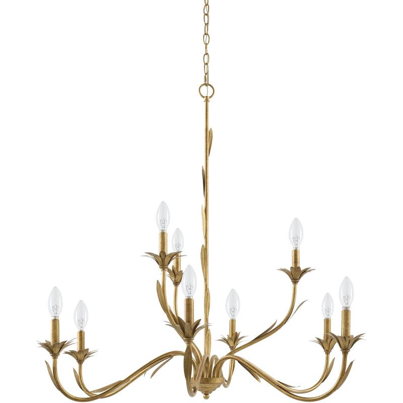 Livabliss Lustre Rustic Chandelier - Gold