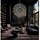 preview thumbnail 11 of 34, Starburst Chandelier 47" Wide Crystal Lighting Fixture Silver