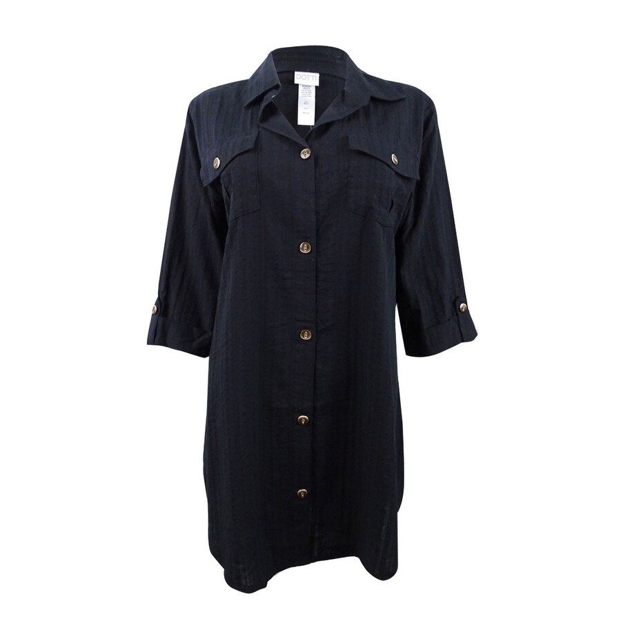 Shop Dotti Women S Cabana Life Shirtdress Swim Cover Up