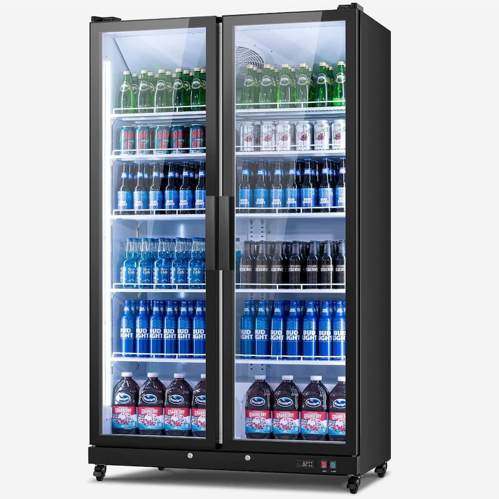 Yeego 27.12 cu.ft Commercial Beverage Display Cooler Refrigerator - 27.12 cu.ft