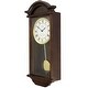 preview thumbnail 2 of 3, Bedford Clock Collection George 22In Chestnut Pendulum Wall Clock