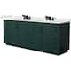 Option Green / White Quartz Top / Matte Black Hardware