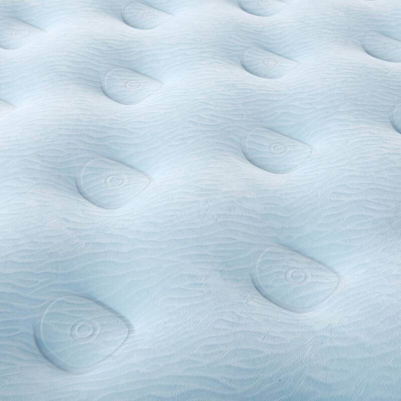 Nautica Home Cool Comfort Air Mattress with Built-in Pump - Raised Inflatable Bed with Cooling Top and Comfort Coil Support