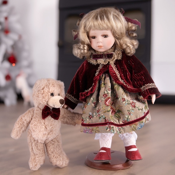 Porcelain doll figurines deals