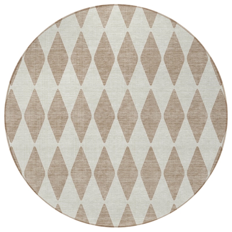 HomeRoots Geometric Transitional Rectangle Outdoor Rug