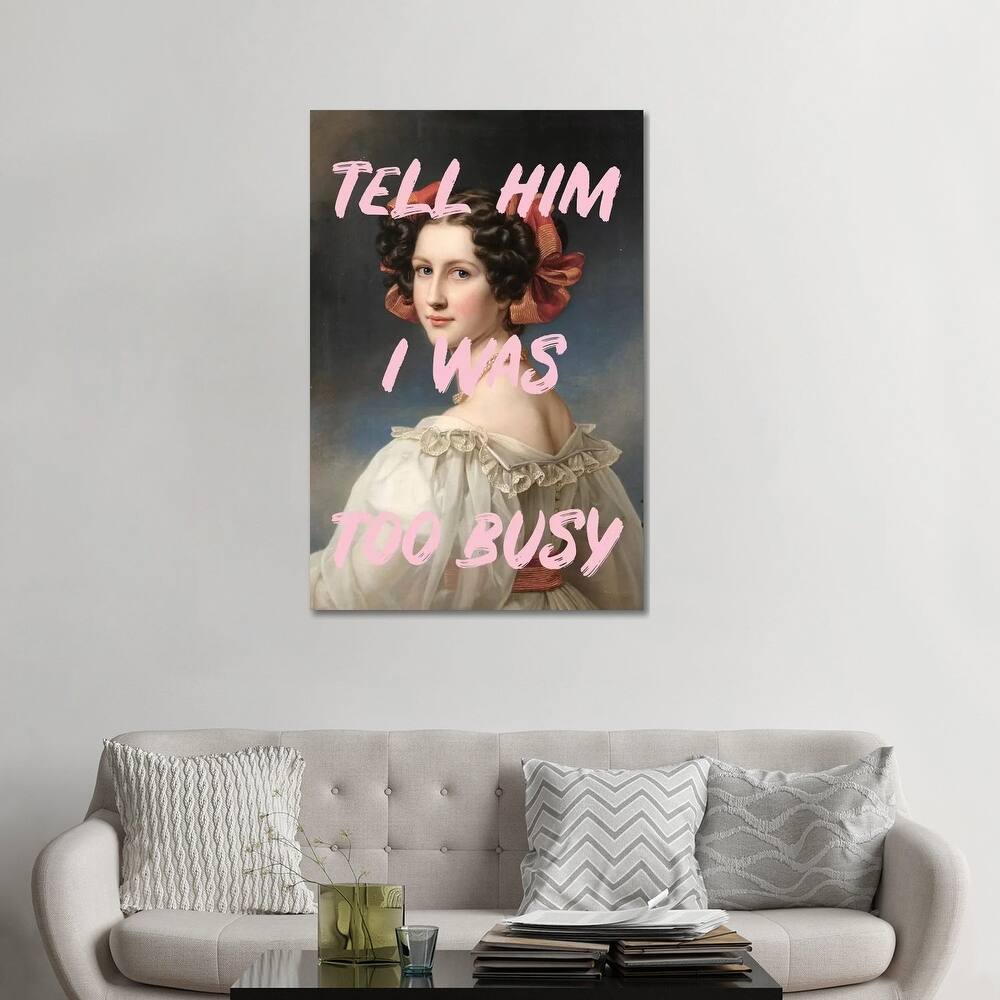 iCanvas "Too Busy" by Ruby and B Canvas Print