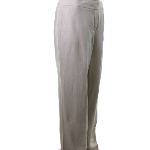 low rise linen pants