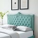 preview thumbnail 44 of 65, Louisa Tufted Performance Velvet King/California King Headboard Mint - California King