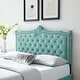 preview thumbnail 36 of 65, Louisa Tufted Performance Velvet Twin Headboard Mint - Twin