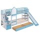 preview thumbnail 37 of 49, Twin-Over-Twin Bunk Bed with 2 Drawers 3 Shelves