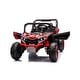 preview thumbnail 7 of 5, 2 Seater Electric Car for Kids with Trunk Storage Spacetooth Music - Red
