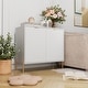 preview thumbnail 10 of 56, Clihome 2-Door Storage Media Accent Buffet Sideboard