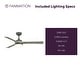 preview thumbnail 10 of 13, Fanimation Barlow 52 inch Indoor/Outdoor Ceiling Fan with LED CCT Select Light Kit and Remote