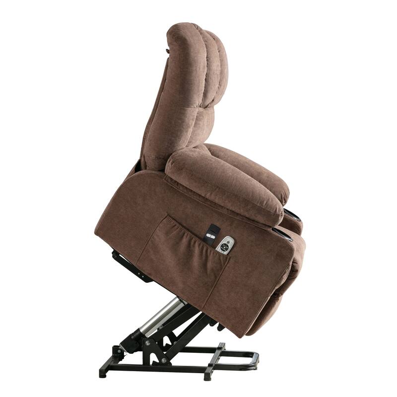 Lift Recliner Chair with Massage & Heat, USB & Remote