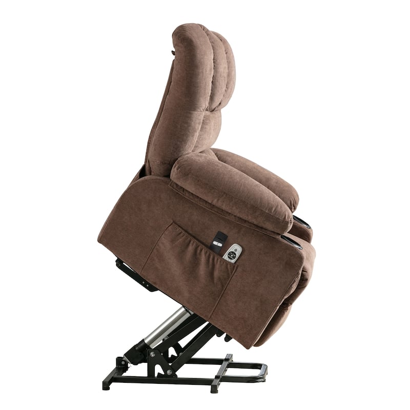 Power Electric Massage Lift Lounge Chair with Heating and Vibration, USB