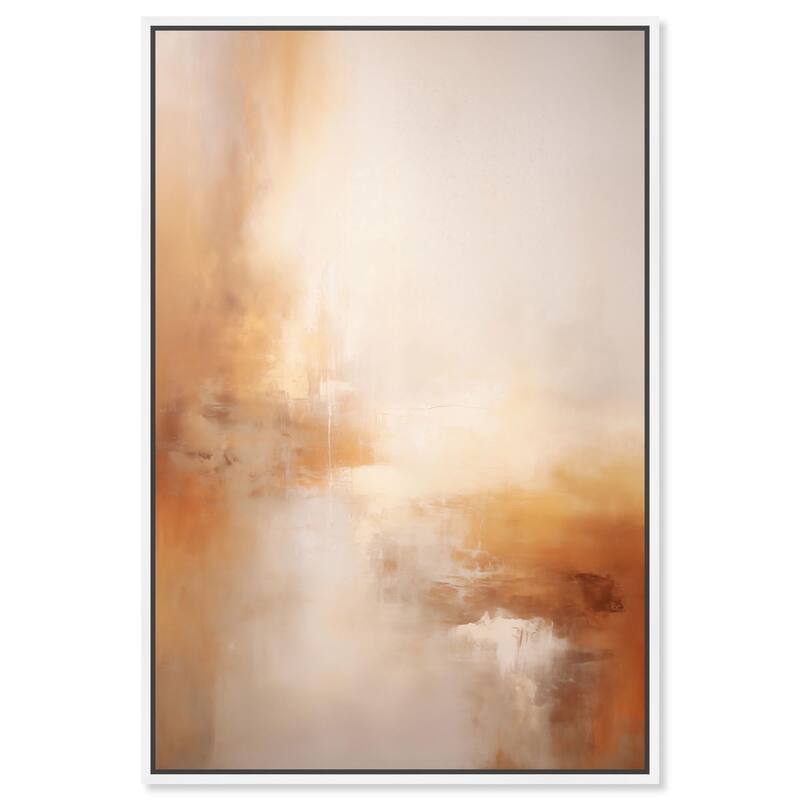 Dusky Dunes Canvas by Art Remedy - 10" x 15" - White