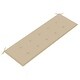 preview thumbnail 6 of 7, vidaXL Stacking Patio Bench with Cushion 62.6" Solid Teak Wood - 62.6" x 22.6" x 35.4"