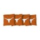 preview thumbnail 1 of 1, Texas Longhorns Burnt Orange Cornhole Bags All-Weather Resin Filled