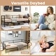 preview thumbnail 5 of 8, Costway Twin Daybed Sofa Bed Frame Metal Platform with Headboard for