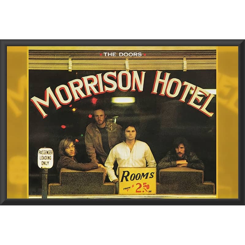The Doors Morrison Hotel Framed Art Poster - 24 x 36 Inch