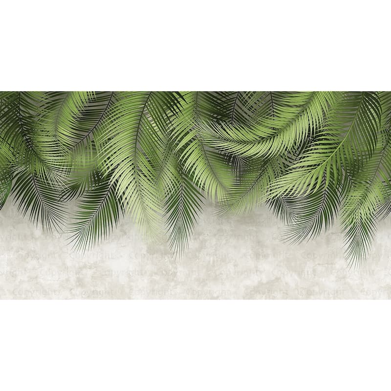 Tropical Palm Leaf Wallpaper Mural
