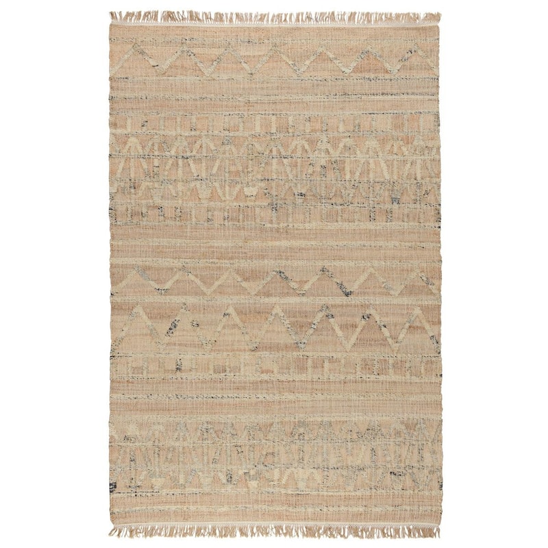 Megan Natural Jute Handwoven Area Rug by Kosas Home - 8 x 10 - Natural