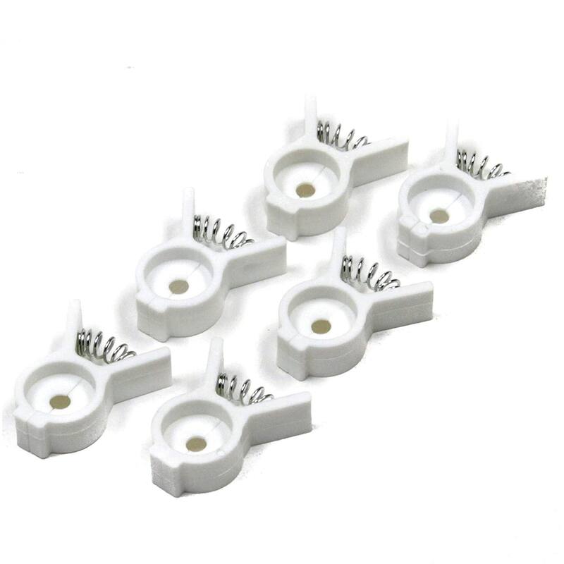 Chef Craft 6pc Bread & Bagel Clips - Plastic or Chip Bag Tie Sealing Clips - 1 Set