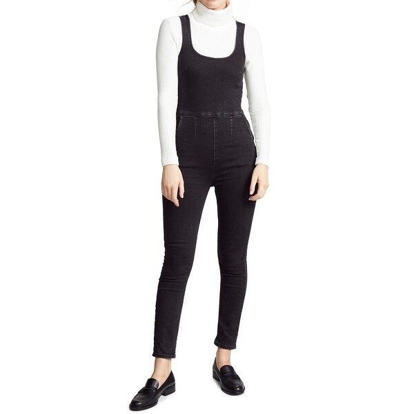 free people scarlet denim jumpsuit