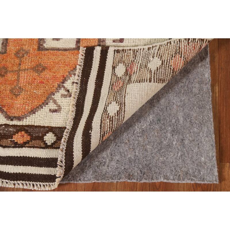 Anatolian Runner Rug Handmade Oriental Wool Carpet - 3'11"x 12'4"