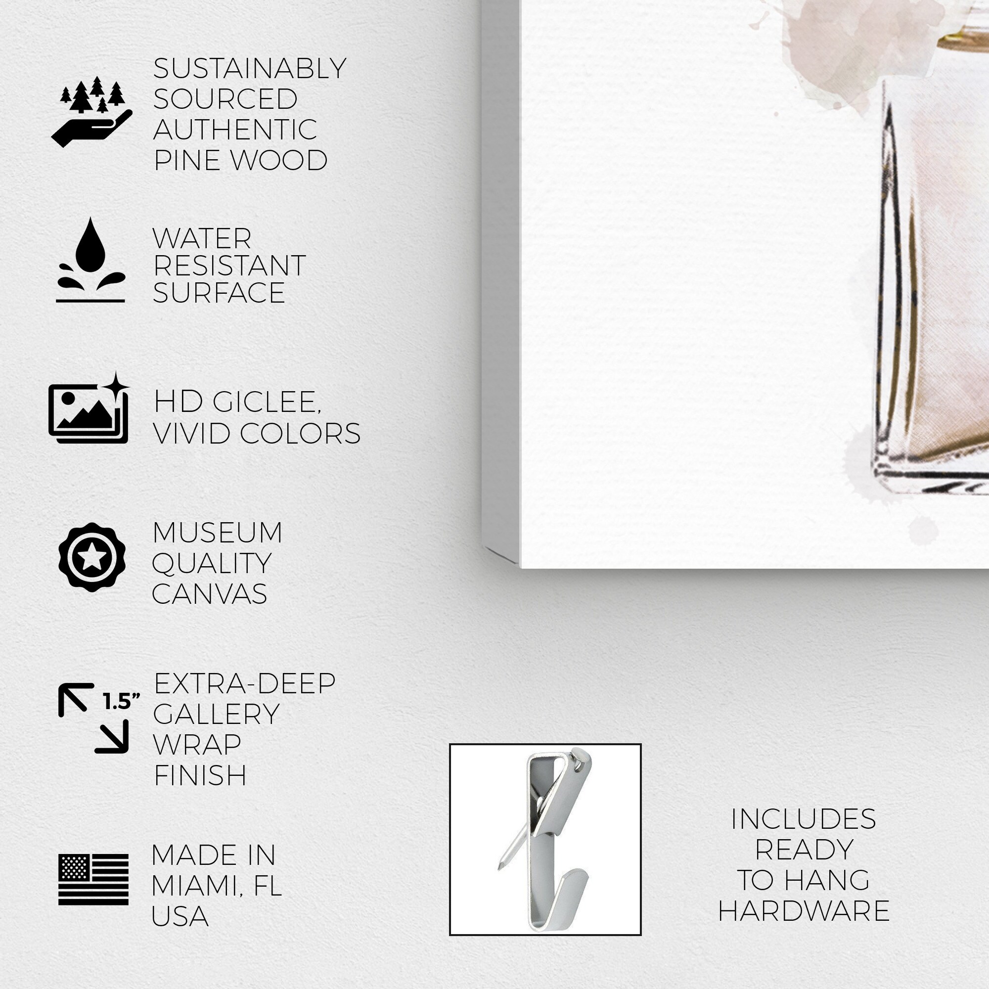 Oliver Gal Fashion and Glam Wall Art Canvas Prints 'Dawn