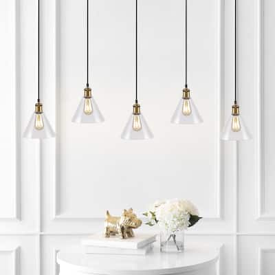 SAFAVIEH Lighting Presta Pendant - 56.5" x 11.5" x 81"