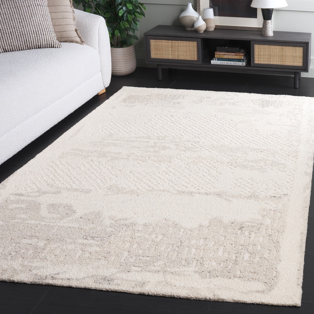 SAFAVIEH Handmade Harvest Akiko Modern Contemporary Wool Rug